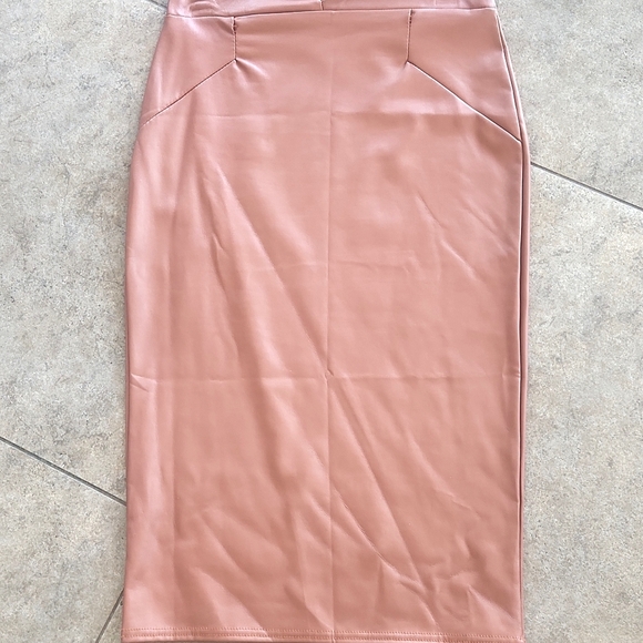 Dresses & Skirts - Vegan Leather Pencil Skirt